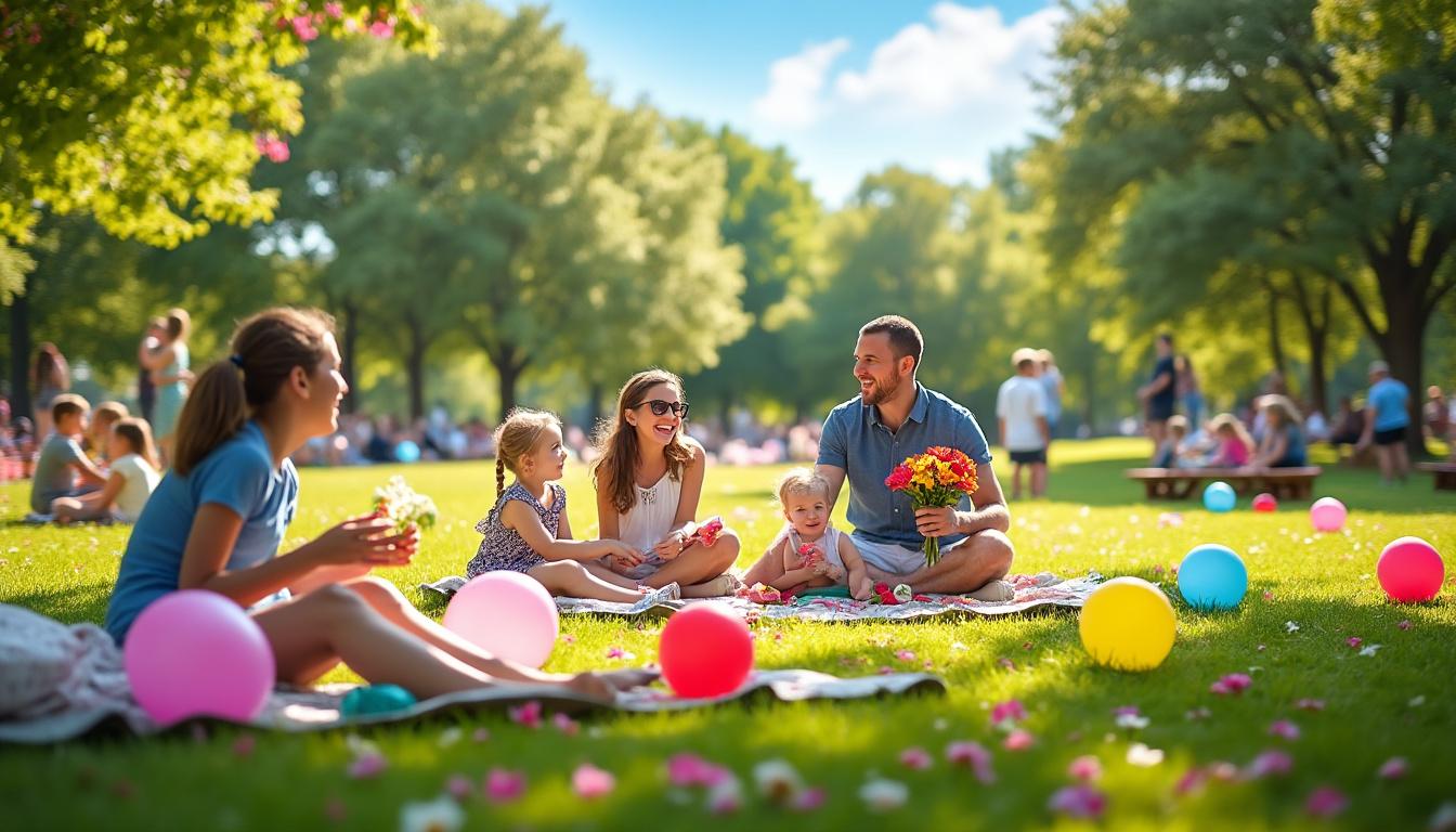 rejoignez la célébration de la fête des parents au parc bel air à châteaubourg ce dimanche pour une journée festive en famille.