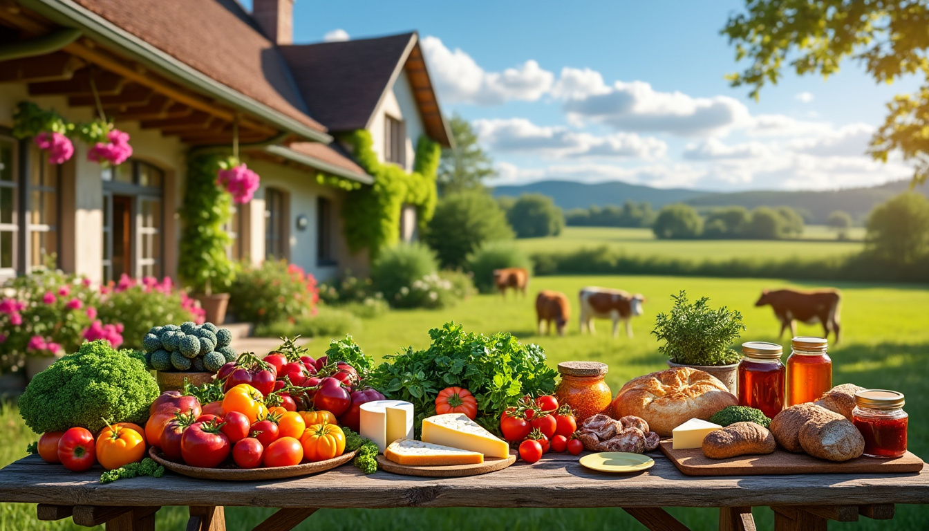 découvrez la ferme auberge des gourmandises et savourez la fraîcheur authentique du terroir, avec des produits directement du producteur à votre assiette pour une expérience gourmande unique.