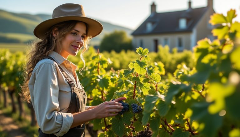 à bourg-achard, axelle piednoël fait revivre la vigne normande en renouvelant l'art du vin avec passion et savoir-faire, redonnant ses lettres de noblesse aux traditions viticoles locales.