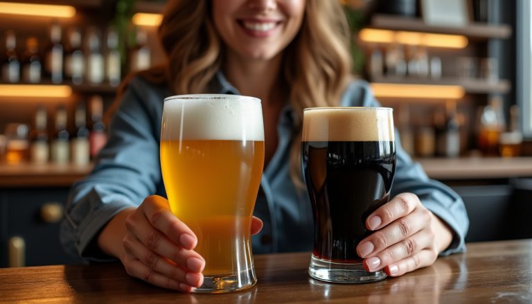 découvrez comment une bière blanche peut revêtir une robe noire grâce aux explications d'une experte qui vous révèle tous les secrets de la dégustation.