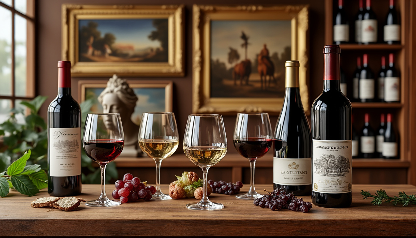 découvrez l’alliance exquise entre les grands crus prestigieux et les chefs-d’œuvre artistiques, une expérience unique alliant goût et esthétique pour les passionnés d’art et de vin.